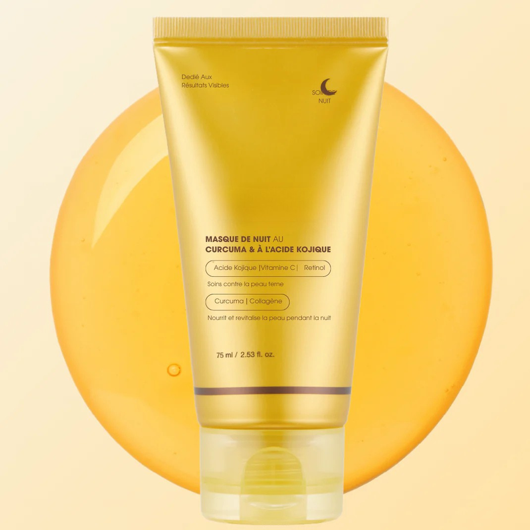 Masque de Nuit au Curcuma Anti-Taches