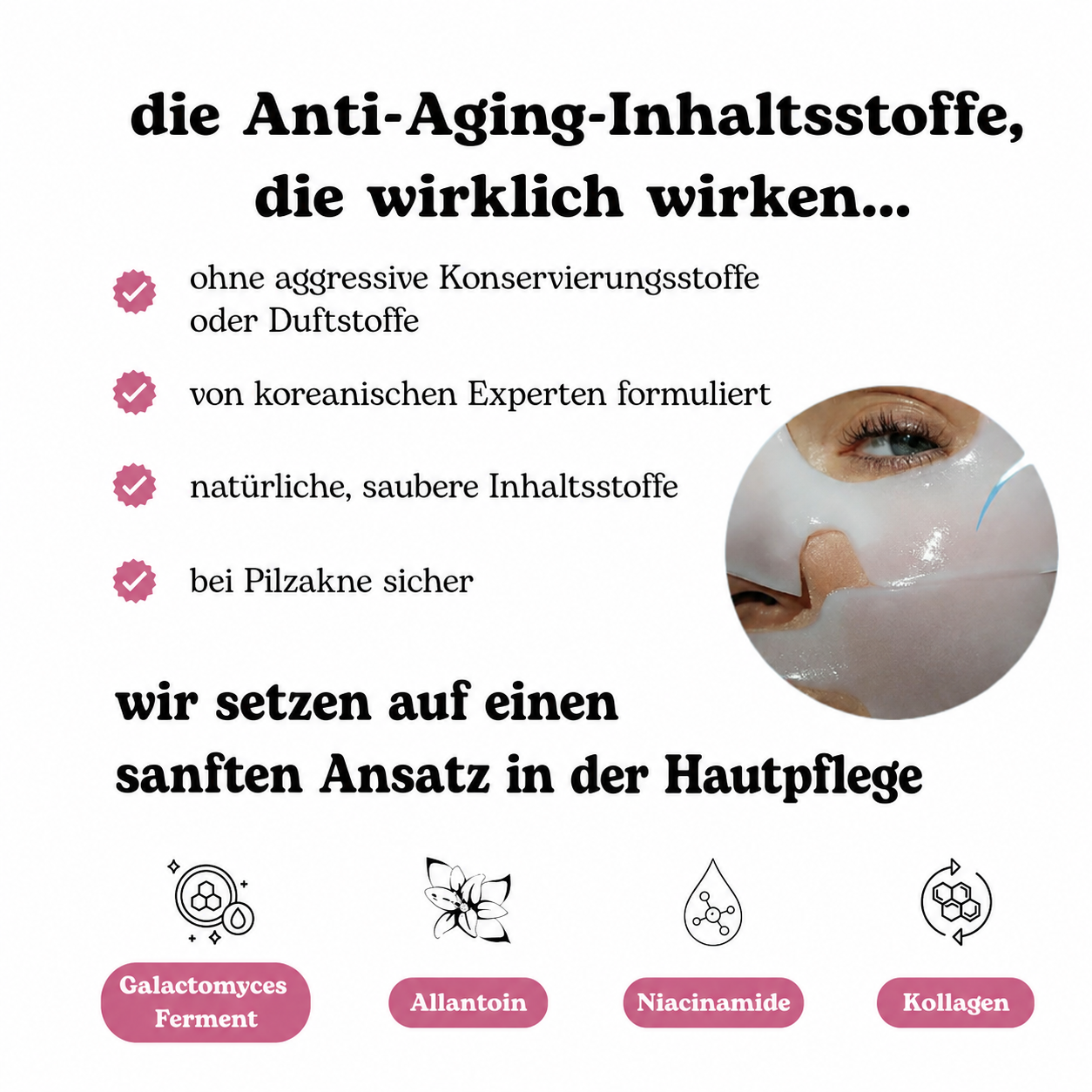 Kollagen Boosting Maske